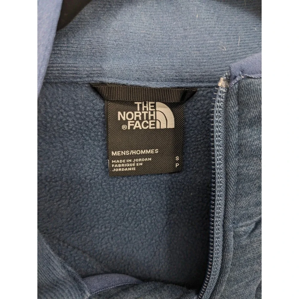 The‎ North Face Canyonland Sweater Mens Small Blue Quarter Zip Fleece Pullover